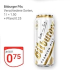 Aktuelles Pils Angebot bei GLOBUS in Kaiserslautern ab 0,75 €