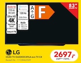 OLED TV OLED83C49LA evo TV C4 im Angebot bei dodenhof TechnikWelt in Oyten OLED TV OLED83C49LA evo TV C4 Angebote von LG bei dodenhof TechnikWelt Oyten für 2.697,00 €