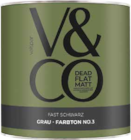 Dead Flat Matt Grau - Farbton No.3 im Angebot bei OBI in Wuppertal Dead Flat Matt Grau - Farbton No.3 Angebote von Valspar bei OBI Wuppertal für 49,99 €