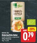 Dinkelwaffeln Natur von EDEKA Bio für 0,79 € bei E center im Angebot Dinkelwaffeln Natur von EDEKA Bio im aktuellen E center Prospekt