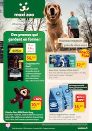 Prospectus Maxi Zoo à Neufchâteau, "Des promos qui gardent en forme !", 12 pages, 28/01/2026 - 04/02/2026