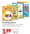 Beschäftigungsbuch im Lidl Prospekt Beschäftigungsbuch von im aktuellen Lidl Prospekt für 3,99 €