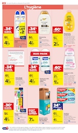 Prix et réduction Sanex dans le prospectus Carrefour Market en cours Offre Sanex dans le catalogue Carrefour Market du moment à la page 38