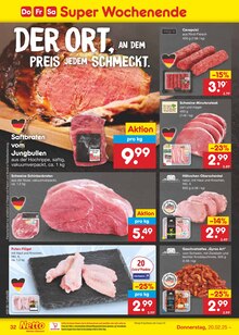 Fleisch im Netto Marken-Discount Prospekt "Aktuelle Angebote" mit 65 Seiten (Potsdam)