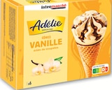 Cônes glacés x6 vanille nougatine - ADÉLIE dans le catalogue Intermarché Super