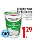 Aktuelles Bio-Schlagsahne Angebot bei EDEKA in Ingolstadt ab 1,29 €