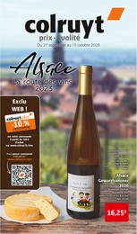 Prospectus Colruyt à Nancy, "Alsace, La route des vins 2023", 4 pages, 27/09/2023 - 15/10/2023