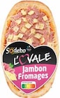 Pizza l'ovale jambon fromage - SODEBO - Intermarché à Brest Pizza l'ovale jambon fromage - SODEBO en promo chez Intermarché Brest à 2,82 €