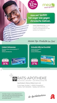 Aktueller mea - meine apotheke Prospekt "Unsere Juni-Angebote" für Düsseldorf Aktueller mea - meine apotheke Prospekt für Düsseldorf mit Seiten