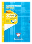 Clairefontaine - Feuillet mobiles - 320 pages - A4 - perforés - grands carreaux (Seyes) - Clairefontaine dans le catalogue Bureau Vallée