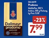Prodomo im Angebot bei ALDI SÜD in Leverkusen Prodomo Angebote von DALLMAYR bei ALDI SÜD Leverkusen für 7,99 €