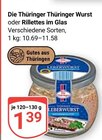 Thüringer Wurst im Angebot bei GLOBUS in Gotha Thüringer Wurst Angebote bei GLOBUS Gotha für 1,39 €