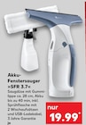 Akku-Fenstersauger SFR 3.7  im aktuellen Kaufland Prospekt für 19,99 €