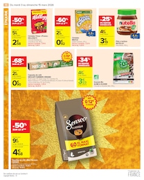 Prix et réduction Céréales dans le prospectus Carrefour Market en cours Offre Céréales dans le catalogue Carrefour Market du moment à la page 48