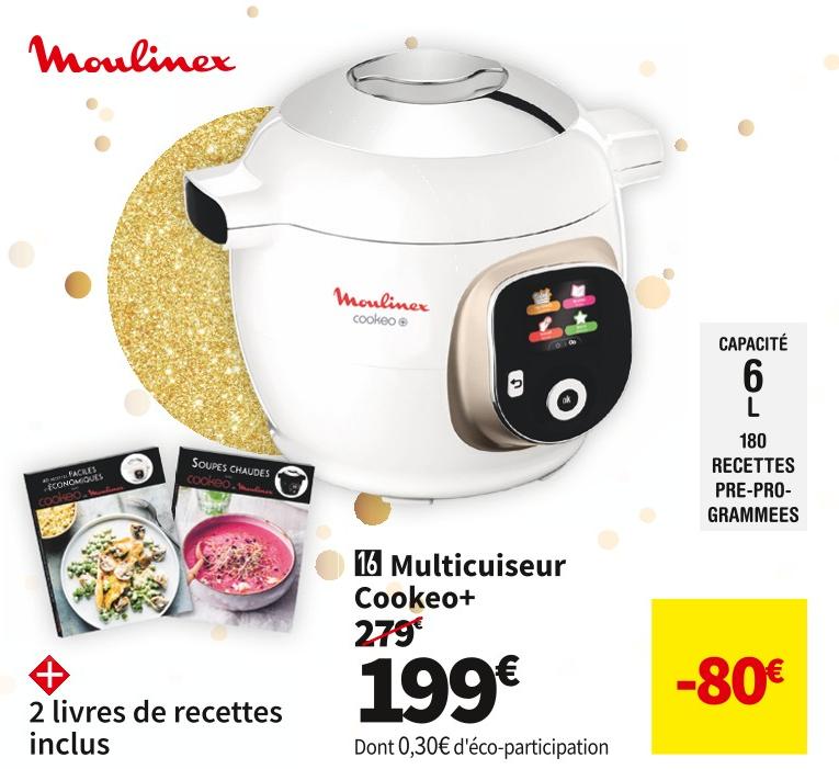 Promo Moulinex Couvercle Cookeo Extra Crisp Ez150800 chez Auchan