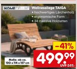 Wellnessliege TAIGA von HOME DELUXE im aktuellen Netto Marken-Discount Prospekt für 499,99 €