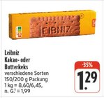 Kakao- oder Butterkeks bei nah und gut im Trautskirchen Prospekt für 1,29 €
