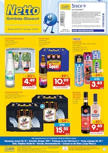 Netto Marken-Discount Regis-Breitingen Prospekt "DER ORT, AN DEM DU IMMER AUSGEZEICHNETE PREISE FINDEST." mit 2 Seiten