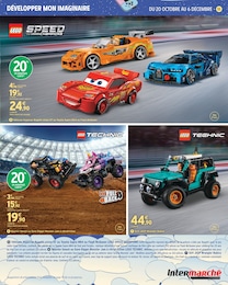 Prix et réduction Lego Technic dans le prospectus Intermarché Hyper en cours Offre Lego Technic dans le catalogue Intermarché Hyper du moment à la page 55