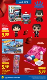 Prix et réduction Hot wheels dans le prospectus Lidl en cours Offre Hot wheels dans le catalogue Lidl du moment à la page 74