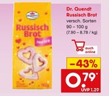 Russisch Brot von Dr. Quendt im aktuellen Netto Marken-Discount Prospekt für 0,79 €