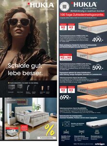 Matratze im Zurbrüggen Prospekt "MAI SHOPPING DAYS" mit 48 Seiten (Bremen)