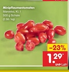 Aktuelle Tomaten Angebote bei Netto Marken-Discount in Lübeck Aktuelles Minipflaumentomaten Angebot bei Netto Marken-Discount in Lübeck ab 1,29 €