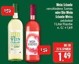 Marktkauf Saalfeld - Bio Wein Schorle Weiss Angebot im Prospekt Bio Wein Schorle Weiss bei Marktkauf im Saalfeld Prospekt für 1,49 €
