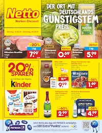 Netto Marken-Discount Prospekt für Düsseldorf mit 60 Seiten Netto Marken-Discount Prospekt für Düsseldorf: "Aktuelle Angebote", 60 Seiten, 15.09.2025 - 20.09.2025