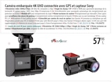 Caméra embarquée 4K UHD connectée avec GPS et capteur Sony - NavGear en promo chez PEARL Pantin à 119,95 €