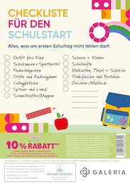 Galeria Schulheft im Prospekt 