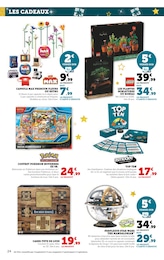 Prix et réduction Coffret Pokémon dans le prospectus Super U en cours Offre Coffret Pokémon dans le catalogue Super U du moment à la page 24