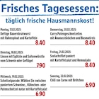 Frisches Tagesessen Angebote bei E center Filderstadt für 6,90 €