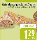 E center Spenge - Steinofenbaguette mit Saaten Angebot im Prospekt Steinofenbaguette mit Saaten bei E center im Spenge Prospekt für 1,29 €