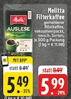 Aktuelle Melitta Angebote bei EDEKA in Gelsenkirchen Aktuelles Filterkaffee Angebot bei EDEKA in Gelsenkirchen ab 5,49 €