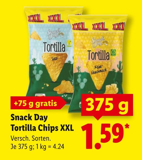 Tortilla Chips XXL Salz