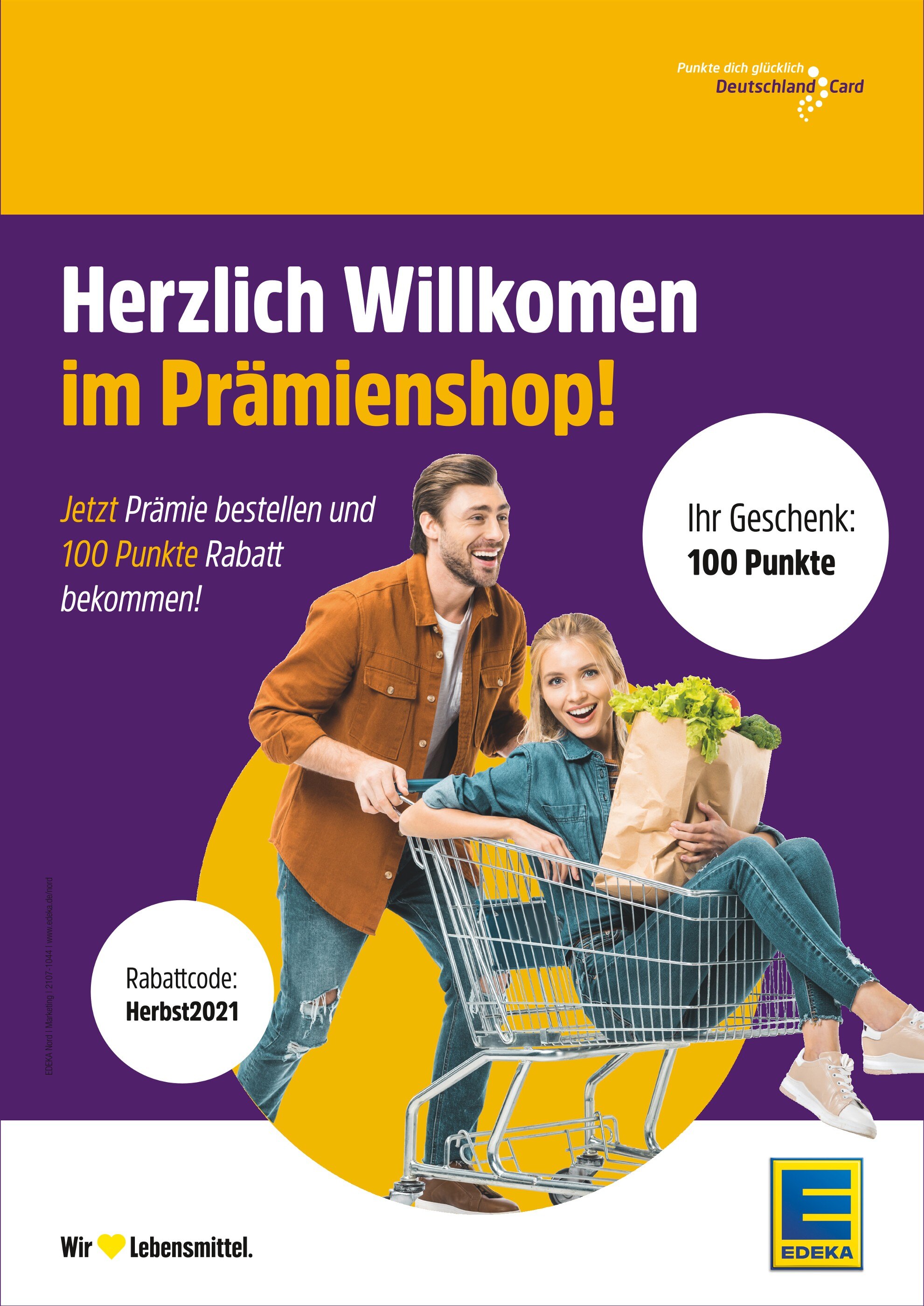 EDEKA Prospekt für Poppendorf mit 2 Seiten EDEKA Prospekt für Poppendorf: "Herzlich Willkomen im Prämienshop!", 2 Seiten, 13.09.2021 - 18.09.2021