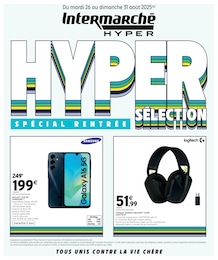Prospectus Intermarché à Pallud, "HYPER SÉLECTION SPÉCIAL RENTRÉE", 8 pages, 26/08/2025 - 31/08/2025
