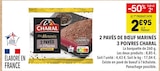 2 Pavés de Bœuf Marinés 3 Poivres - Charal en promo chez Supeco 2 Pavés de Bœuf Marinés 3 Poivres - Charal dans le catalogue Supeco