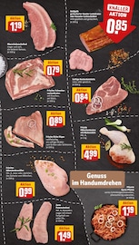 Aktueller REWE Prospekt mit Schweinefleisch, "Dein Markt", Seite 7
