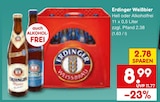 Weißbier Hell oder Alkoholfrei Angebote von Erdinger bei Netto Marken-Discount Siegen für 8,99 €