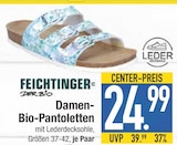 Damen-Bio-Pantoletten Angebote von FEICHTINGER bei EDEKA Augsburg für 24,99 €