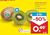 Kiwi grün im Netto Marken-Discount Prospekt Kiwi grün von Zespri im aktuellen Netto Marken-Discount Prospekt für 0,49 €