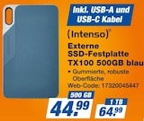 Externe SSD-Festplatte im Angebot bei expert in Garbsen Externe SSD-Festplatte Angebote von Intenso bei expert Garbsen für 44,99 €