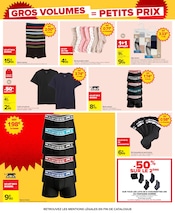 Promos Chaussettes dans le catalogue "Carrefour" de Carrefour Chaussettes en promo dans le catalogue Carrefour à la page 38