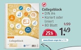 Collegeblock Angebote von Schreibwelt bei Rossmann Neuss für 1,49 €