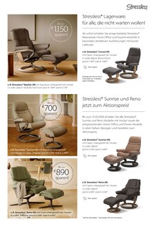 Sitzmöbel im XXXLutz Möbelhäuser Prospekt "Stressless" mit 10 Seiten (Augsburg)