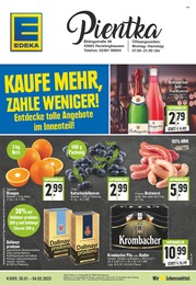 Supermarkt Prospekt von EDEKA Oer-Erkenschwick EDEKA Prospekt: "Aktuelle Angebote", 20 Seiten, 30.01.2023 - 04.02.2023