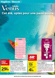 Prix et réduction Rasoir dans le prospectus Carrefour en cours Offre Rasoir dans le catalogue Carrefour du moment à la page 70