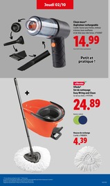 Aspirateur Angebote im Prospekt "Plus de 55 produits bio dans l'assiette, ça vaut le coup." von Lidl auf Seite 43